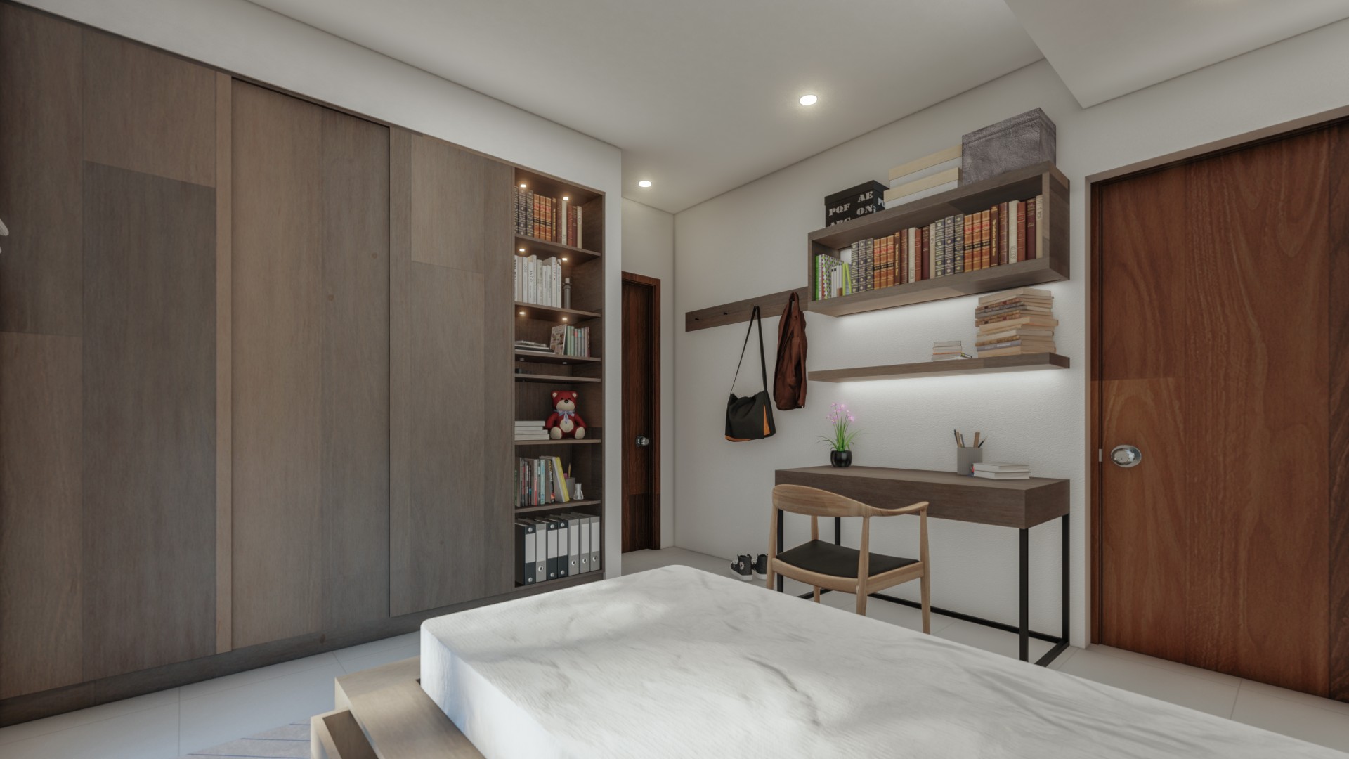 This project stands as a reflection of personalized interior design tailored to meet the client’s lifestyle and preferences.